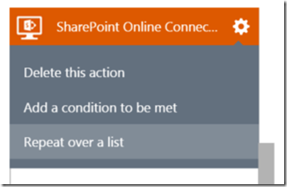AzureLogicAppSharePointConnectorRepeaterMenu AzureLogicAppSharePointConnectorRepeaterMenu