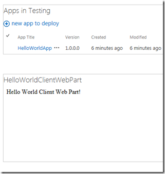 ClientWebPartOnPage ClientWebPartOnPage
