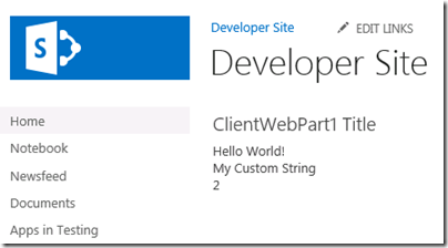 ClientWebPartWithValuesSet ClientWebPartWithValuesSet