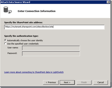 CloudBusinessAppAttachExternalDataSharePointUrl CloudBusinessAppAttachExternalDataSharePointUrl