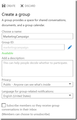 CreateGroupWithGroupId CreateGroupWithGroupId