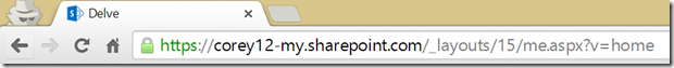 DelveHomeUrl DelveHomeUrl
