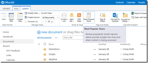 DocumentLibraryMostPopularItemsRibbonButton