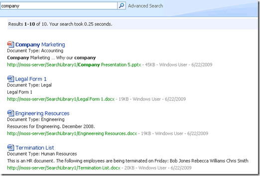 EnterpriseSearchResults