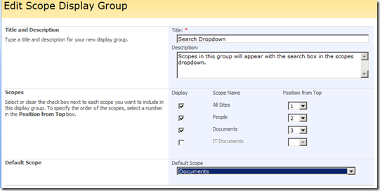 EnterpriseSearchScopeDisplayGroup