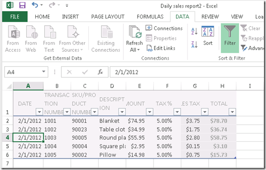 ExcelDefaultData ExcelDefaultData