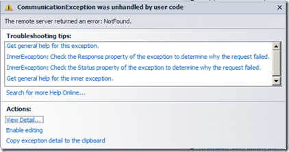 FQLSilverlight4NotFoundException FQLSilverlight4NotFoundException