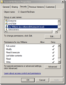 FileShareSecurityTabDeny FileShareSecurityTabDeny