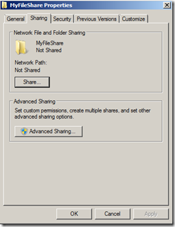 FileShareSharingTab FileShareSharingTab