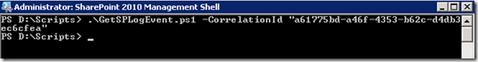 GetSPLogEventPowerShell