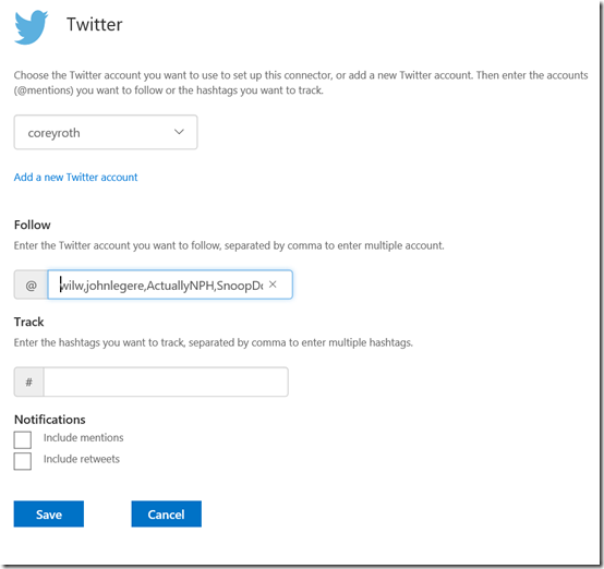 GroupsConnectorTwitterAdd GroupsConnectorTwitterAdd