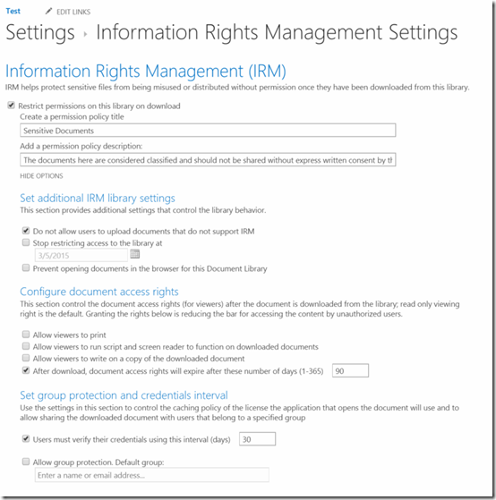 IRMDocumentLibraryAdvancedSettings