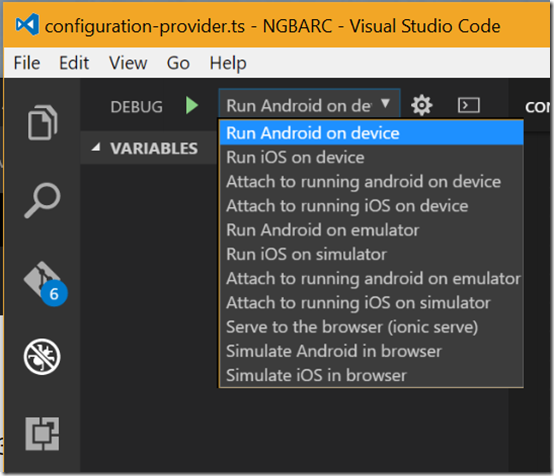 Ionic2VSCodeDebugMenu Ionic2VSCodeDebugMenu