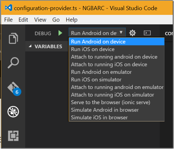 Ionic2VSCodeDebugMenu