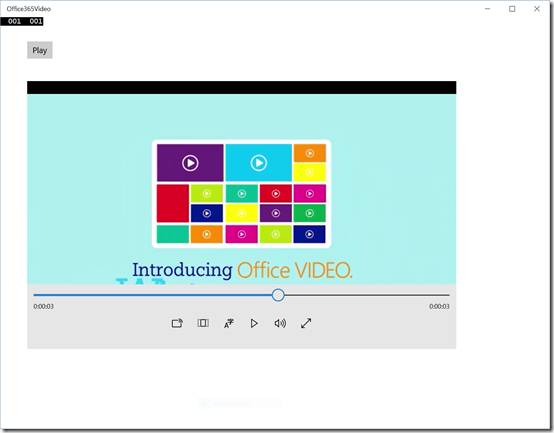 O365VideoAppPlayback O365VideoAppPlayback