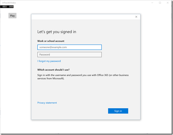 O365VideoCredentialPrompt