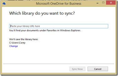 Office365OneDriveForBusinessSync