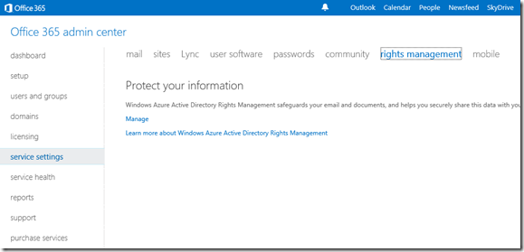 Office365RightsManagement Office365RightsManagement