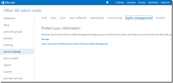 Office365RightsManagement