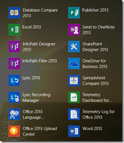 Office365StartScreenWithOneDriveForBusiness