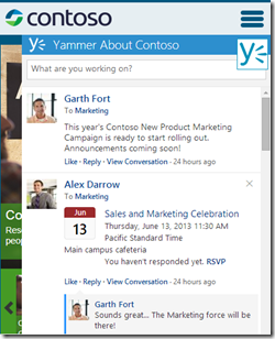OfficeDemosResponsiveYammer