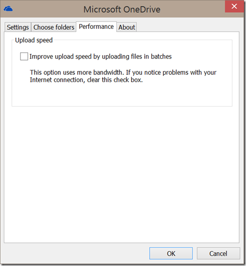 OneDriveSettingsPerformance OneDriveSettingsPerformance