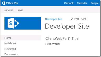 P2ClientWebPartOnHostWeb P2ClientWebPartOnHostWeb