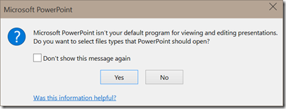 PowerPointPreviewFileAssociationsWarning PowerPointPreviewFileAssociationsWarning