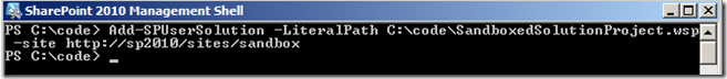 PowerShellAddSPUserSolution PowerShellAddSPUserSolution