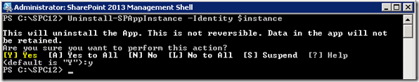 PowerShellAppUninstallSPAppInstance PowerShellAppUninstallSPAppInstance