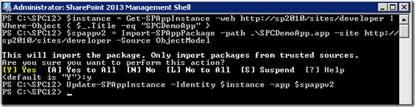 PowerShellAppUpdateSPAppInstance PowerShellAppUpdateSPAppInstance