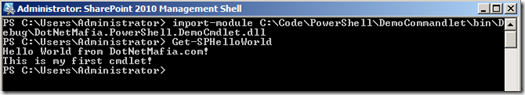 PowerShellCmdletHelloWorld