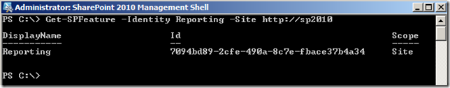 PowerShellGetSPFeatureSiteSpecific