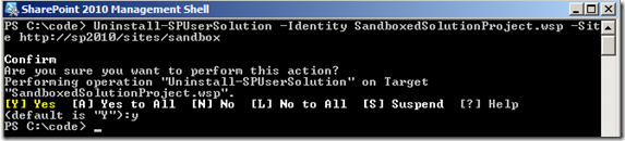 PowerShellUninstallSPUserSolution PowerShellUninstallSPUserSolution