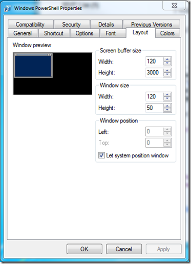 PowerShellWindows7Default PowerShellWindows7Default