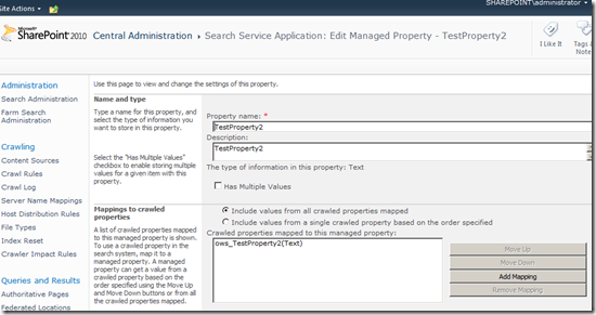 PowerShelllManagedProperty