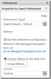 RefinementWebPartProperties
