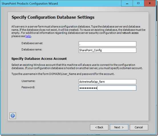 SP2016P1COnfigDatabase3