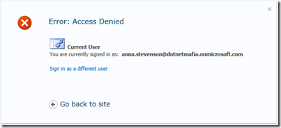 SPOContentTypeHubAccessDenied SPOContentTypeHubAccessDenied