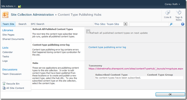 SPOContentTypePublishing SPOContentTypePublishing