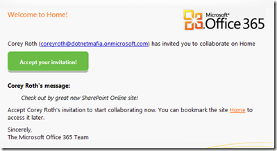SPOExternalUserEmailInvitation SPOExternalUserEmailInvitation