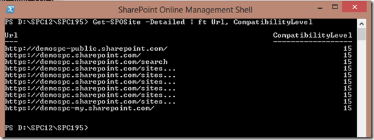 SPOPowerShellGetSPOSiteDetailedFT SPOPowerShellGetSPOSiteDetailedFT