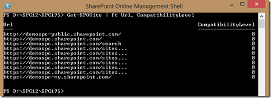 SPOPowerShellGetSPOSiteFT