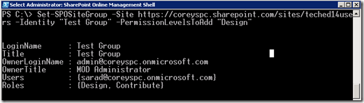 SPOPowerShellSetSPOSiteGroupAddPermissions SPOPowerShellSetSPOSiteGroupAddPermissions