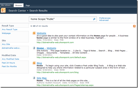 SPOPublicFacingSearchCenterHomeResultsManualScope SPOPublicFacingSearchCenterHomeResultsManualScope