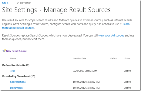 SearchConfigurationResultSourceSite1 SearchConfigurationResultSourceSite1