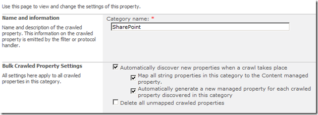 SearchCrawledPropertiesCategorySharePoint