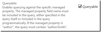SearchManagedPropertiesQueryable SearchManagedPropertiesQueryable