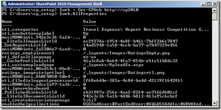 SearchSettingsPowerShellAllProperties