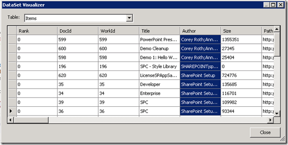 SearchSortAuthorDataSetVisualizer SearchSortAuthorDataSetVisualizer